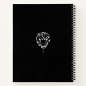 白黒の部族のヘビ ノートブック (裏面)