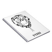 白黒の部族のヘビ ノートブック (右側)