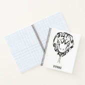 白黒の部族のヘビ ノートブック (内部)