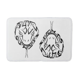 白黒の部族のヘビ バスマット