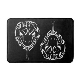 白黒の部族のヘビ バスマット
