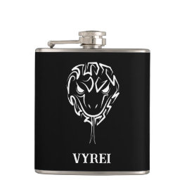 白黒の部族のヘビ フラスク