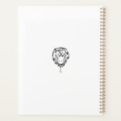 白黒の部族のヘビ プランナー手帳 (裏面)