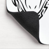 白黒の部族のヘビ マウスパッド (コーナー)