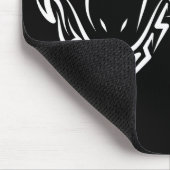 白黒の部族のヘビ マウスパッド (コーナー)