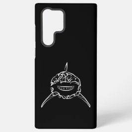 白黒の部族のホホジロザメ SAMSUNG GALAXY S22 ULTRAケース