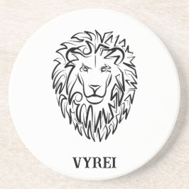 白黒の部族のライオン コースター