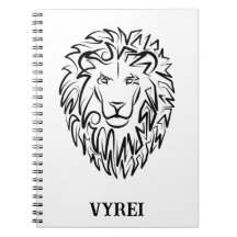 白黒の部族のライオン