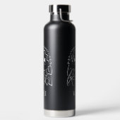 白黒の部族のワシ ウォーターボトル (左面)