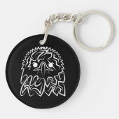 白黒の部族のワシ キーホルダー (裏面)