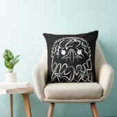 白黒の部族のワシ クッション (椅子)