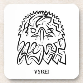 白黒の部族のワシ コースター