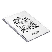 白黒の部族のワシ ノートブック (右側)