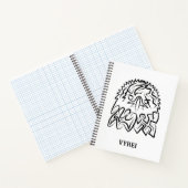 白黒の部族のワシ ノートブック (内部)