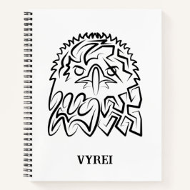 白黒の部族のワシ ノートブック