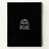 白黒の部族のワシ ノートブック (裏面)