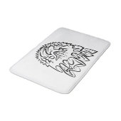 白黒の部族のワシ バスマット (アングル)