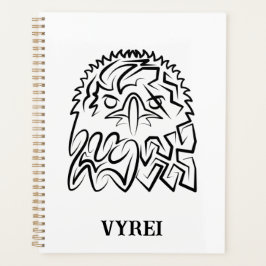 白黒の部族のワシ プランナー手帳