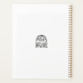 白黒の部族のワシ プランナー手帳 (裏面)