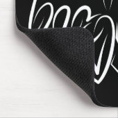 白黒の部族のワシ マウスパッド (コーナー)