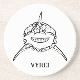 白黒の部族の白素晴らしサメ コースター