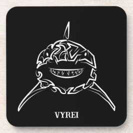 白黒の部族の白素晴らしサメ コースター