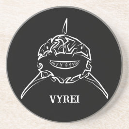 白黒の部族の白素晴らしサメ コースター