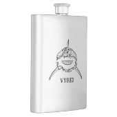 白黒の部族の白素晴らしサメ フラスク (右)