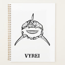 白黒の部族の白素晴らしサメ プランナー手帳