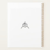 白黒の部族の白素晴らしサメ プランナー手帳 (裏面)