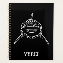 白黒の部族の白素晴らしサメ