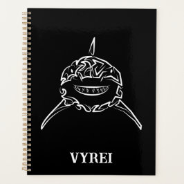 白黒の部族の白素晴らしサメ プランナー手帳