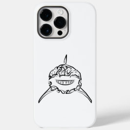 白黒の部族の白素晴らしサメ Case-Mate iPhone 14 PRO MAXケース