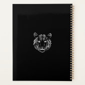 白黒の部族の虎 プランナー手帳 (裏面)
