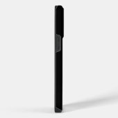 白黒の部族の飛翔フクロウ iPhoneケース (右側面)