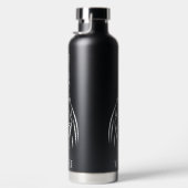 白黒の部族の鶏 ウォーターボトル (右面)