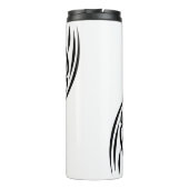 白黒の部族の鶏 タンブラー (裏面)