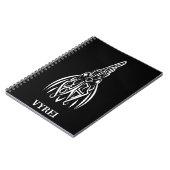 白黒の部族の鶏 ノートブック (左側)