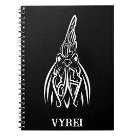 白黒の部族の鶏 ノートブック