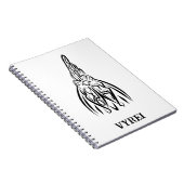 白黒の部族の鶏 ノートブック (右側)