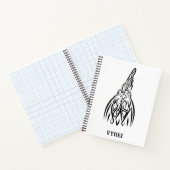 白黒の部族の鶏 ノートブック (内部)