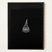 白黒の部族の鶏 プランナー手帳 (裏面)