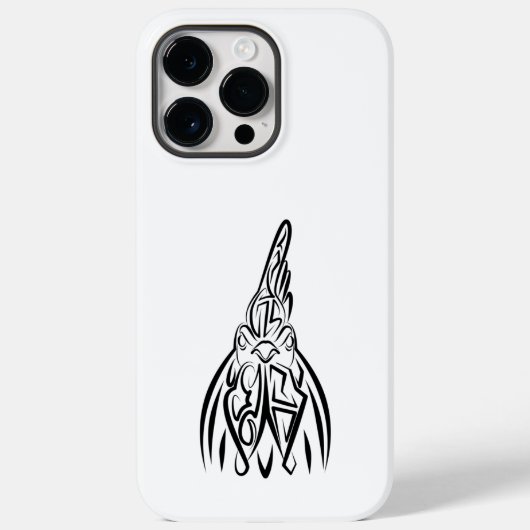 白黒の部族の鶏 Case-Mate iPhoneケース (裏面)
