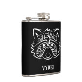 白黒の部族アライグマ フラスク (右)