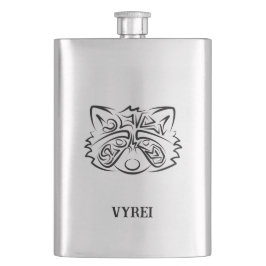 白黒の部族アライグマ フラスク