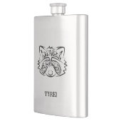 白黒の部族アライグマ フラスク (左)