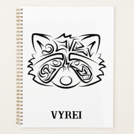 白黒の部族アライグマ プランナー手帳