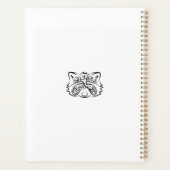 白黒の部族アライグマ プランナー手帳 (裏面)