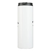 白黒の部族オオカミ タンブラー (裏面)