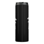 白黒の部族オオカミ タンブラー (裏面)